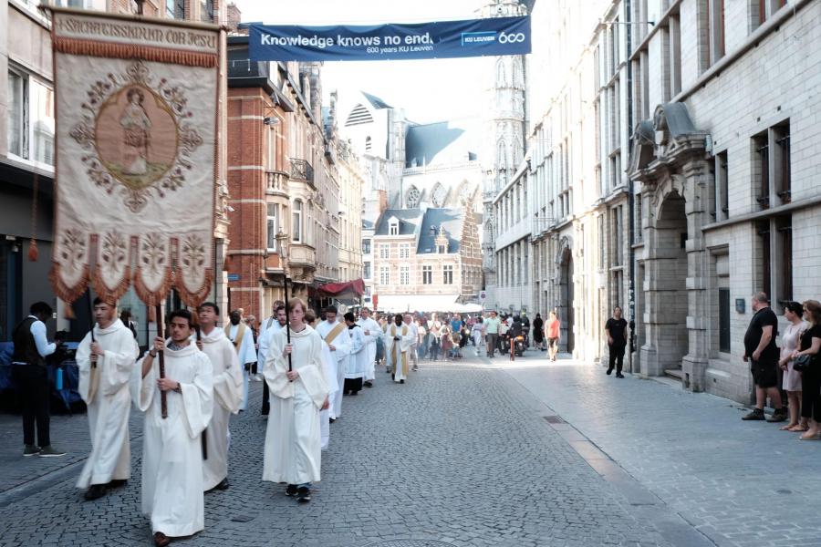 Sacramentsdag in Leuven 2025 © Pastorale zone Leuven aan de Dijle