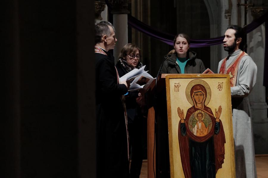 Bidden voor vrede in Oekraïne één jaar later © Pastorale zone Leuven aan de Dijle