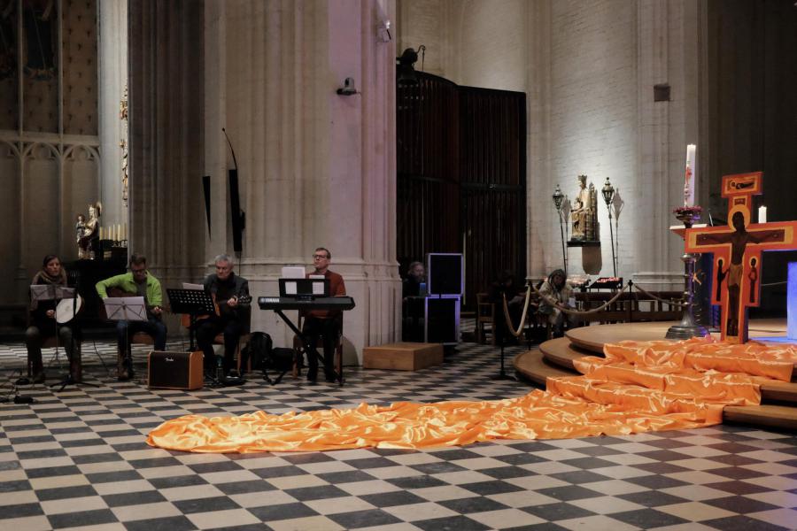 Vredeswake in de Leuvense Sint-Pieterskerk © Pastorale zone Leuven aan de Dijle