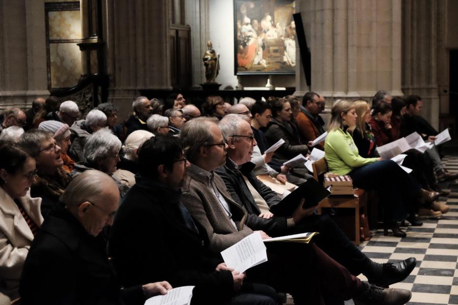 Vredeswake in de Leuvense Sint-Pieterskerk © Pastorale zone Leuven aan de Dijle