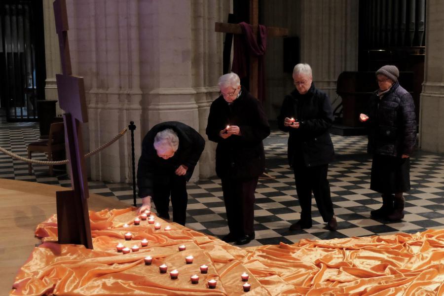 Vredeswake in de Leuvense Sint-Pieterskerk © Pastorale zone Leuven aan de Dijle