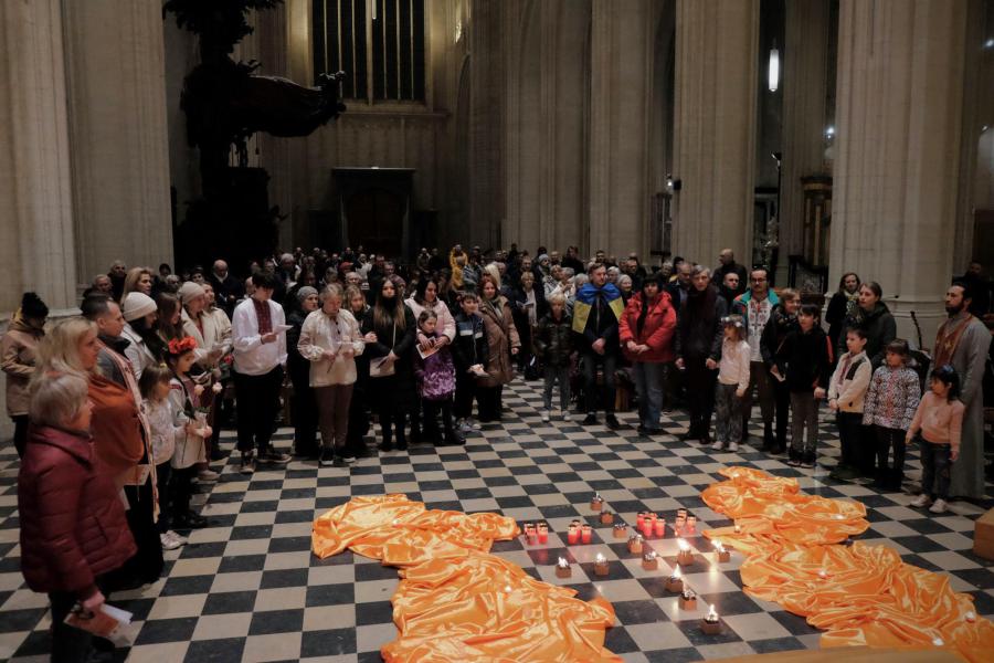 Bidden voor vrede in Oekraïne één jaar later © Pastorale zone Leuven aan de Dijle