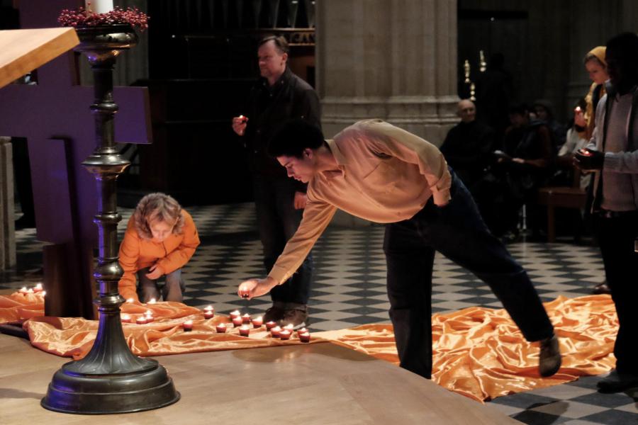 Vredeswake in de Leuvense Sint-Pieterskerk © Pastorale zone Leuven aan de Dijle