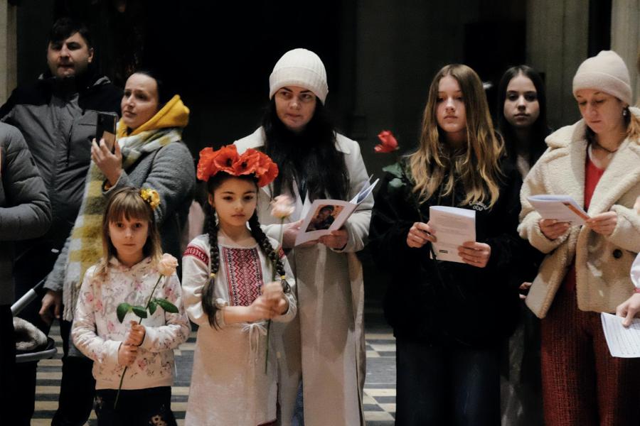 Bidden voor vrede in Oekraïne één jaar later © Pastorale zone Leuven aan de Dijle