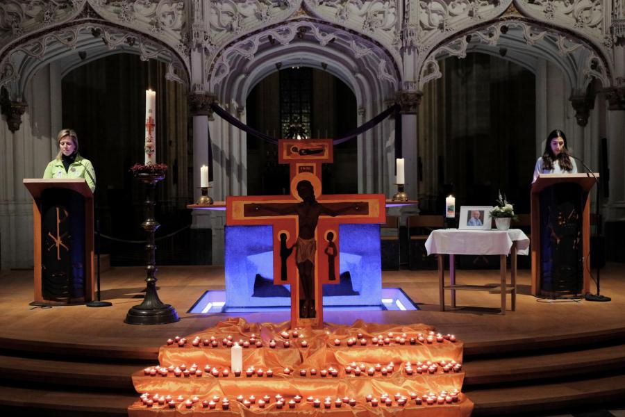 Vredeswake in de Leuvense Sint-Pieterskerk © Pastorale zone Leuven aan de Dijle