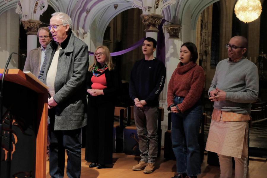 Vredeswake in de Leuvense Sint-Pieterskerk © Pastorale zone Leuven aan de Dijle