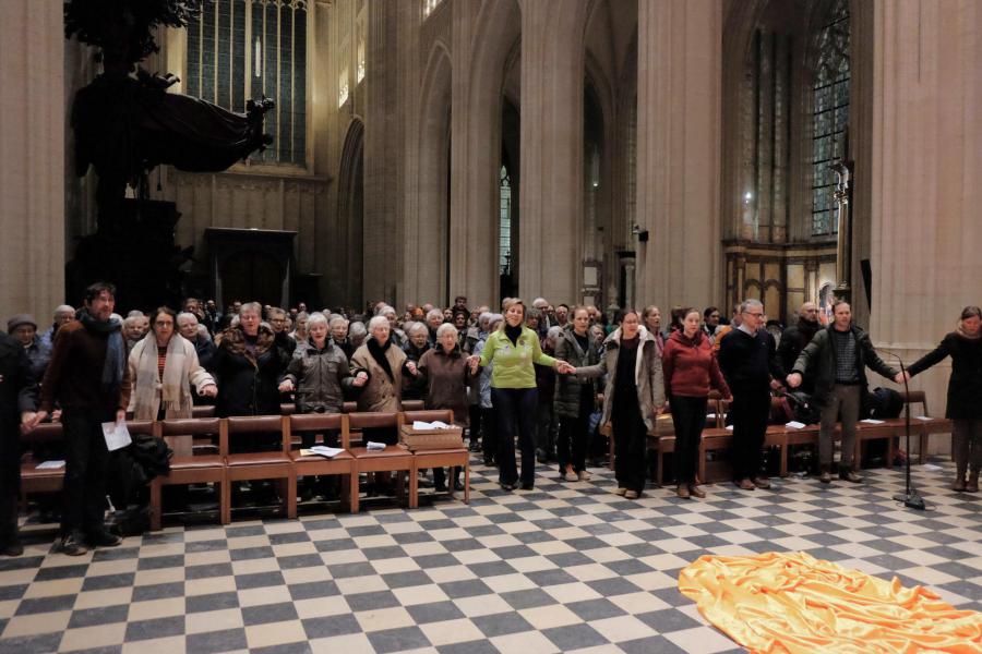 Vredeswake in de Leuvense Sint-Pieterskerk © Pastorale zone Leuven aan de Dijle
