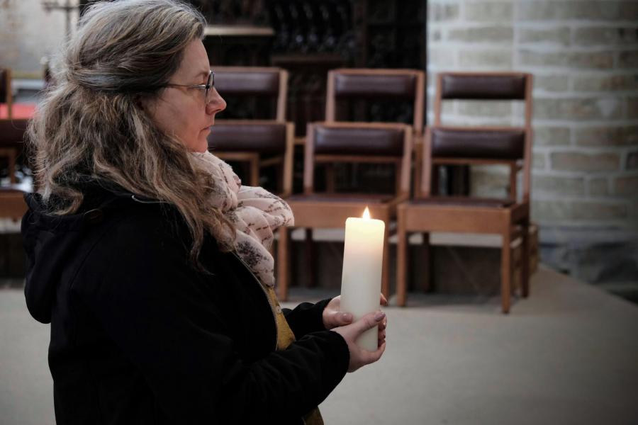 Verbondenheid bij de Afrikaanse viering in Sint Geertrui 2024 © Pastorale zone Leuven aan de Dijle