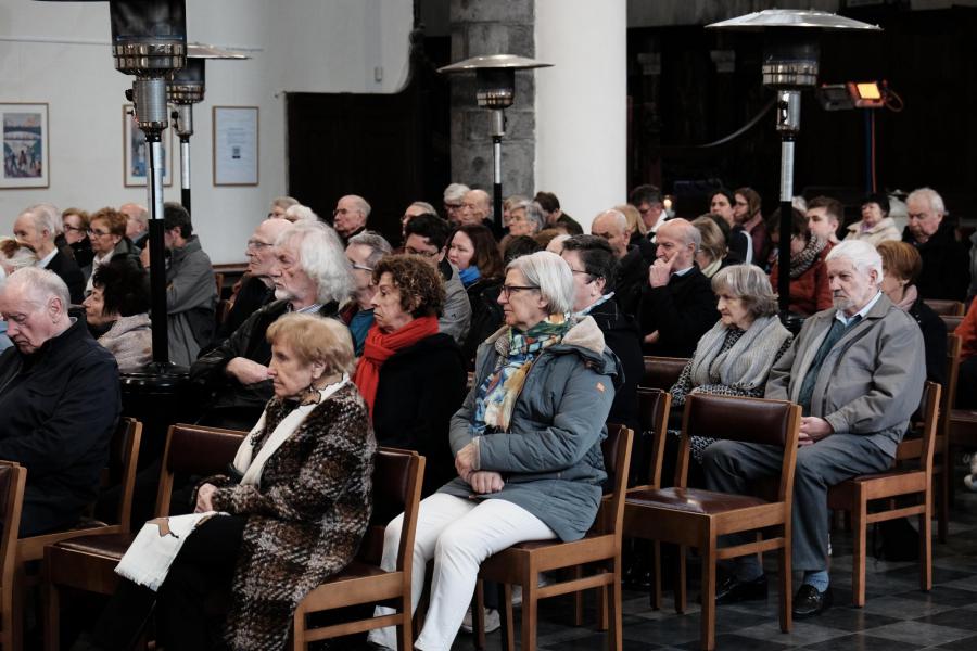 Verbondenheid bij de Afrikaanse viering in Sint Geertrui 2024 © Pastorale zone Leuven aan de Dijle