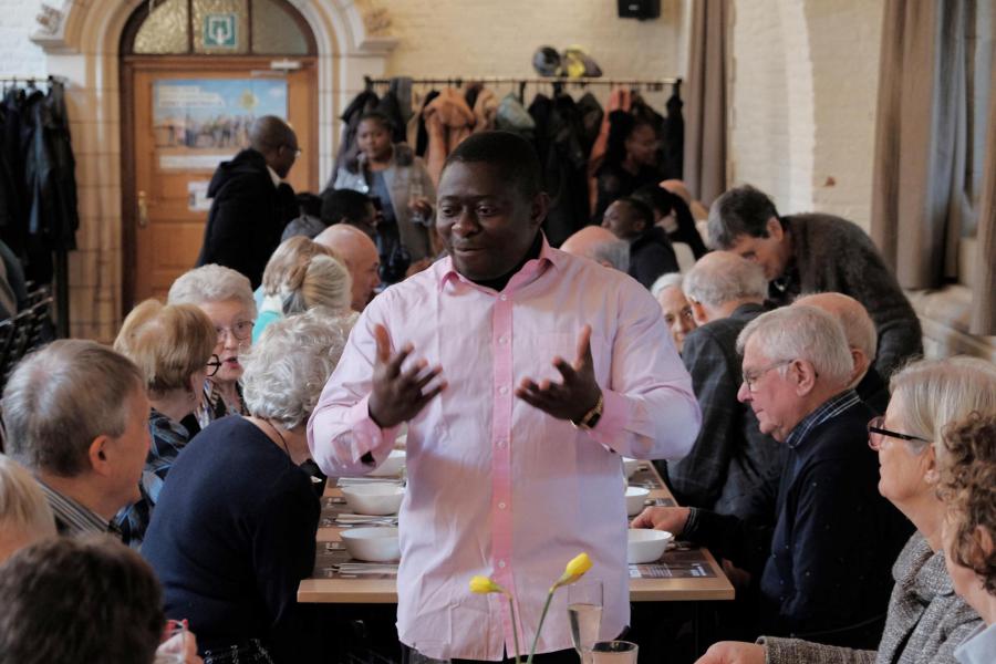 Solidariteitsmaaltijd in Geertruihof 2024 © Pastorale zone Leuven aan de Dijle