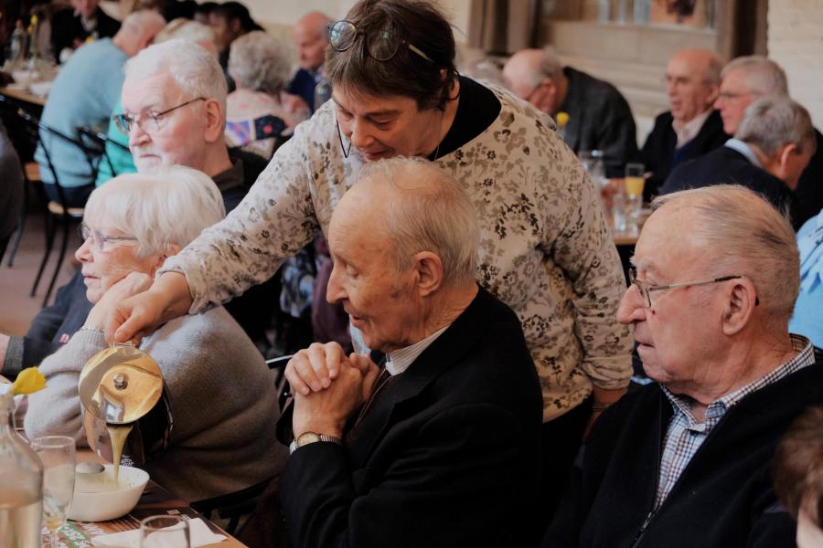 Solidariteitsmaaltijd in Geertruihof 2024 © Pastorale zone Leuven aan de Dijle