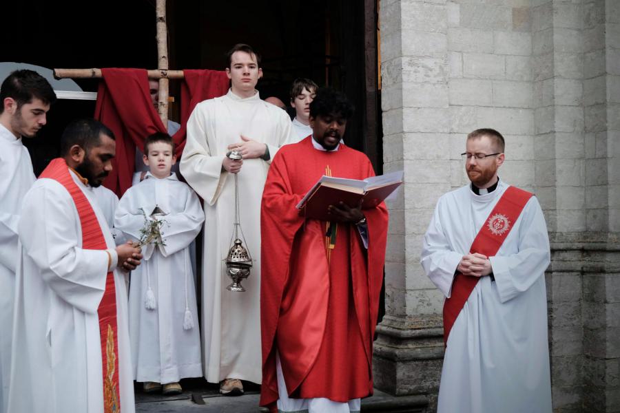 Palmzondag in Sint Kwinten te Leuven 2023 © Pastorale zone Leuven aan de Dijle