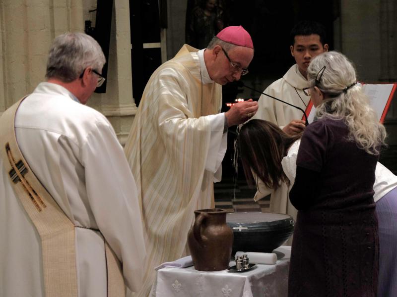 Paasnacht in de Leuvense Sint-Pieterskerk 2024 © Pastorale zone Leuven aan de Dijle