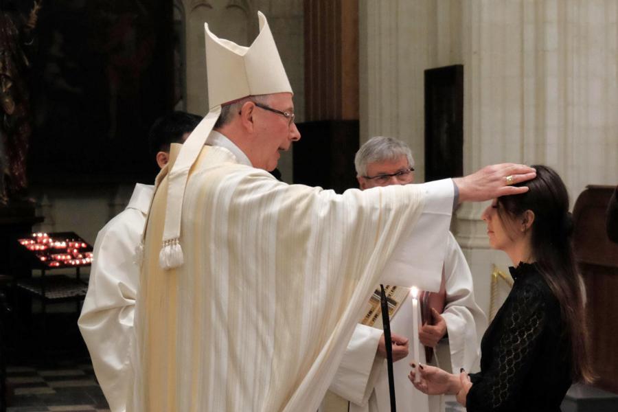 Paasnacht in de Leuvense Sint-Pieterskerk 2024 © Pastorale zone Leuven aan de Dijle