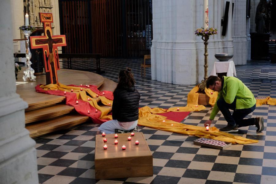 Taizégebed in de Sint-Pieterskerk © Pastorale zone Leuven aan de Dijle
