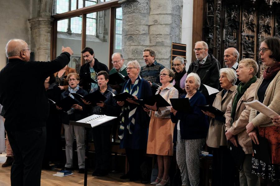 Altaarzegening in Sint-Geertrui © Pastorale zone Leuven aan de Dijle