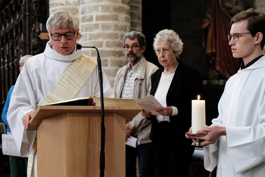 Altaarzegening in Sint-Geertrui © Pastorale zone Leuven aan de Dijle