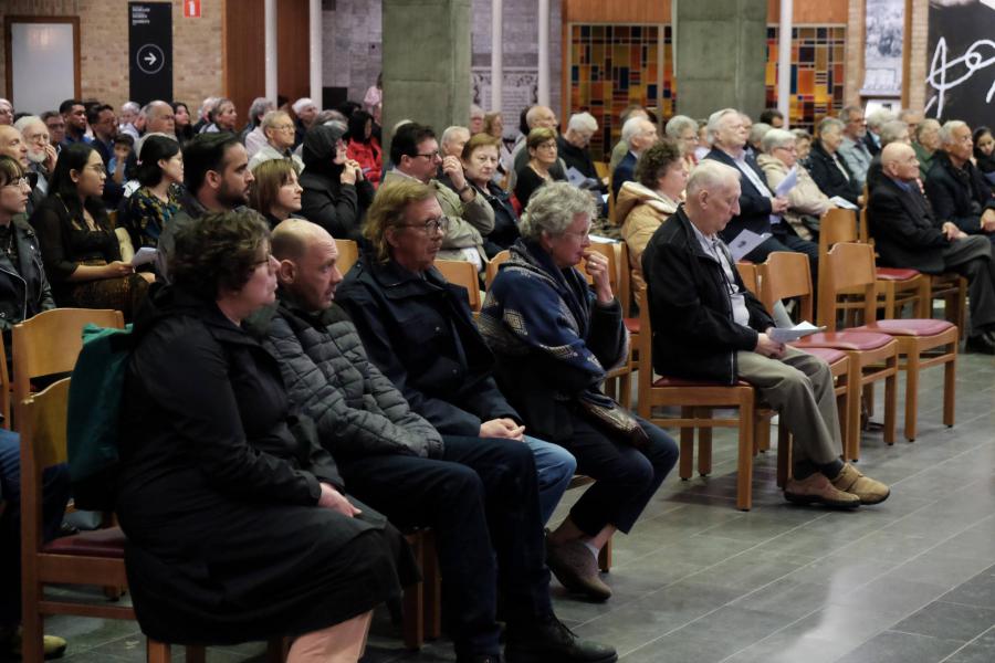 Damiaanviering 2023 in de Sint-Antoniuskapel in Leuven © Pastorale zone Leuven aan de Dijle