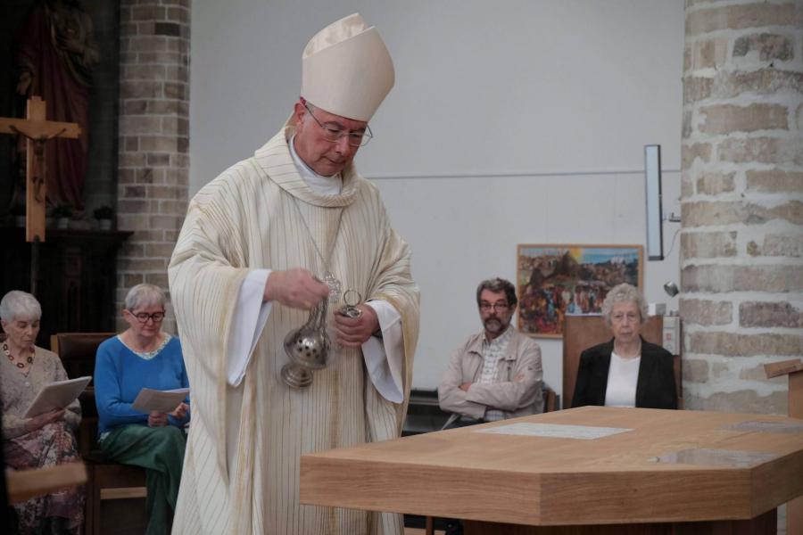 Altaarzegening in Sint-Geertrui © Pastorale zone Leuven aan de Dijle