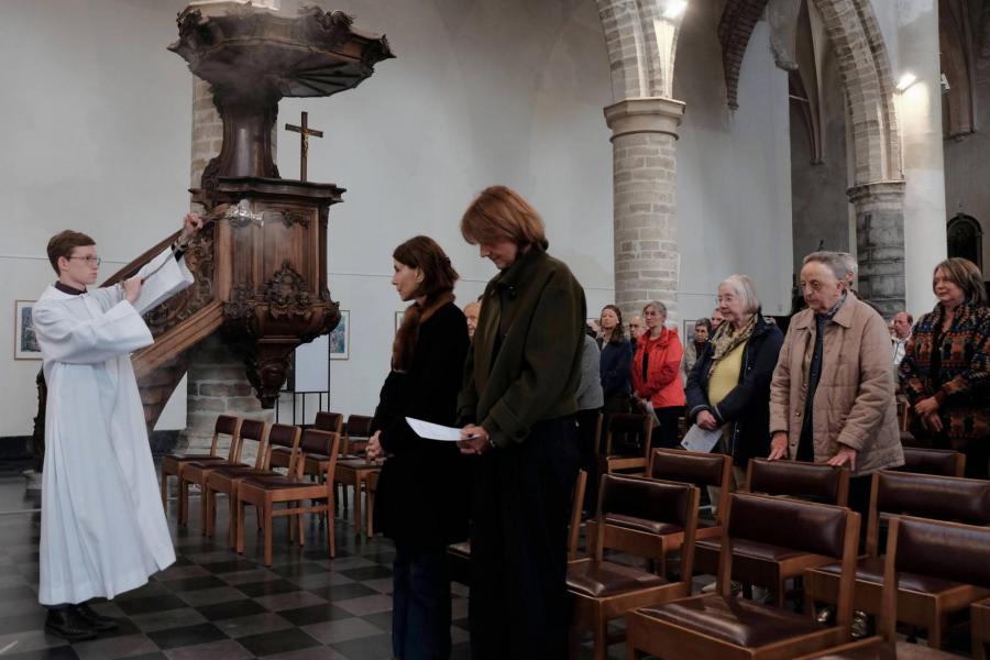 Altaarzegening in Sint-Geertrui © Pastorale zone Leuven aan de Dijle