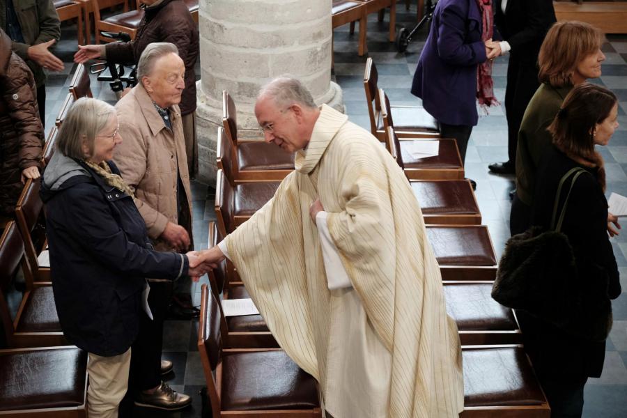 Altaarzegening in Sint-Geertrui © Pastorale zone Leuven aan de Dijle