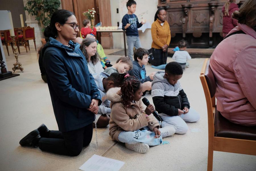 Aanbiddingsmoment voor kinderen © Pastorale zone Leuven aan de Dijle