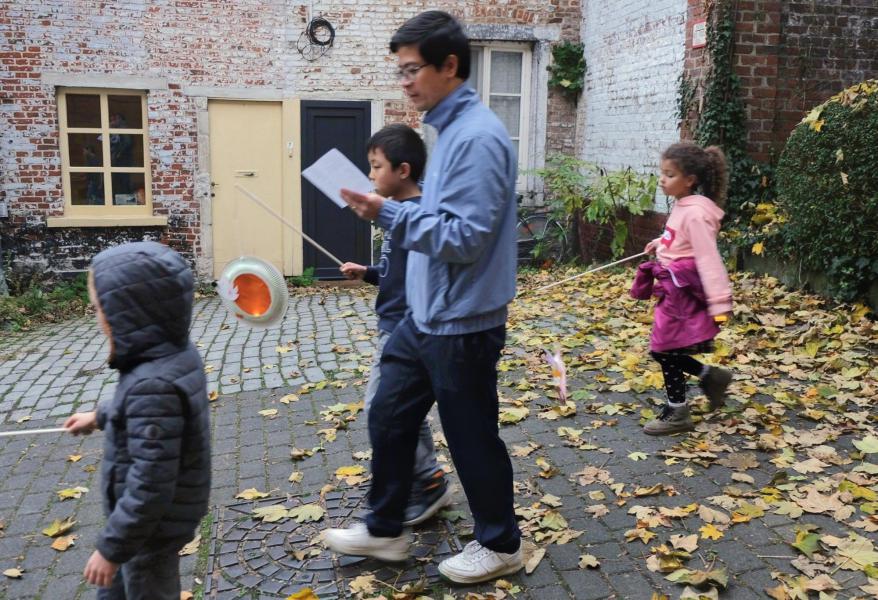 Sint-Maarten Lantaarnwandeling 2025 © Pastorale zone Leuven aan de Dijle