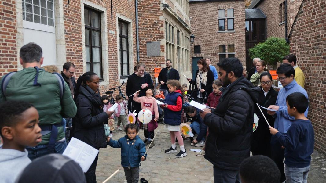 Sint-Maarten Lantaarnwandeling 2025 © Pastorale zone Leuven aan de Dijle