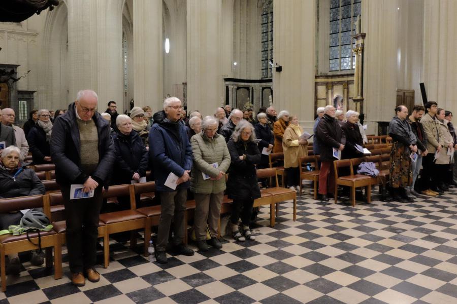 Interlevensbeschouwelijke vredesviering 2025 © Pastorale zone Leuven aan de Dijle