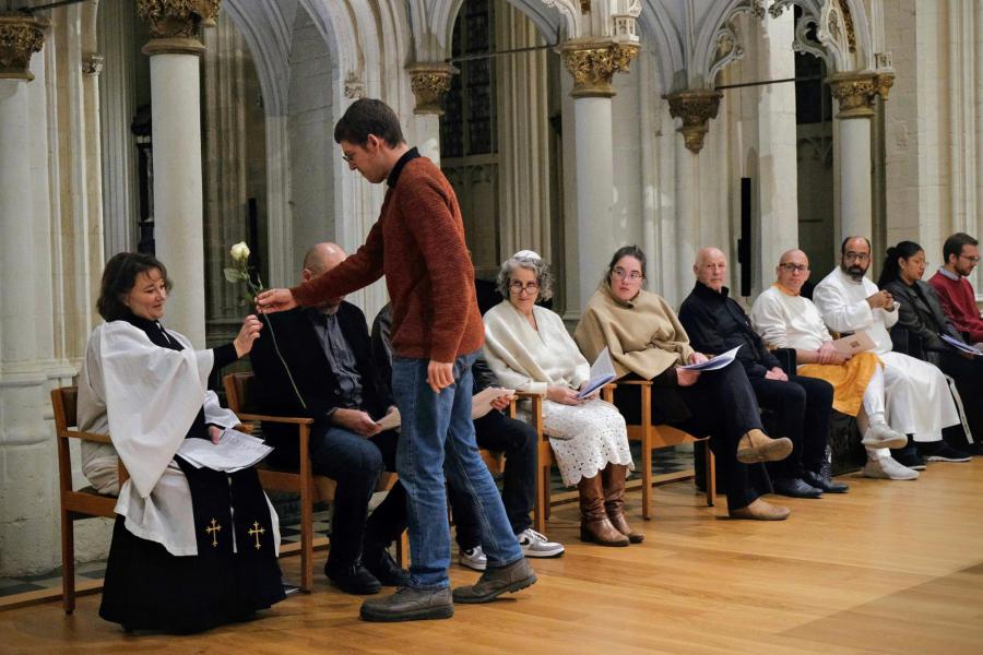 Interlevensbeschouwelijke vredesviering 2025 © Pastorale zone Leuven aan de Dijle