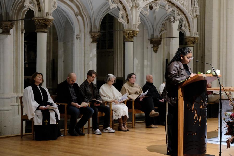 Interlevensbeschouwelijke vredesviering 2025 © Pastorale zone Leuven aan de Dijle