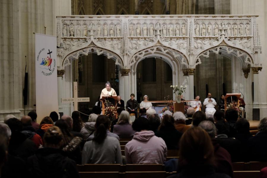 Interlevensbeschouwelijke vredesviering 2025 © Pastorale zone Leuven aan de Dijle