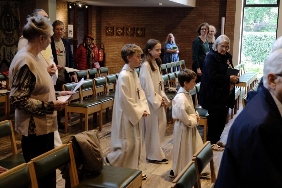 Opening van de pinksternoveen voor het vicariaat Vlaams-Brabant en Mechelen in de Sint-Jozefskerk in Leuven © Pastorale zone Leuven aan de Dijle