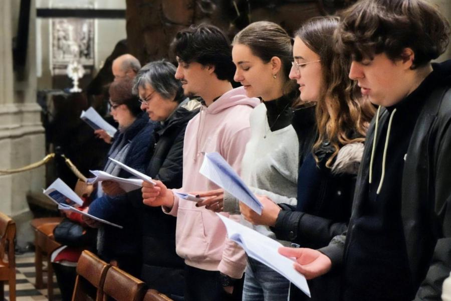 Interlevensbeschouwelijke vredesviering 2025 © Pastorale zone Leuven aan de Dijle