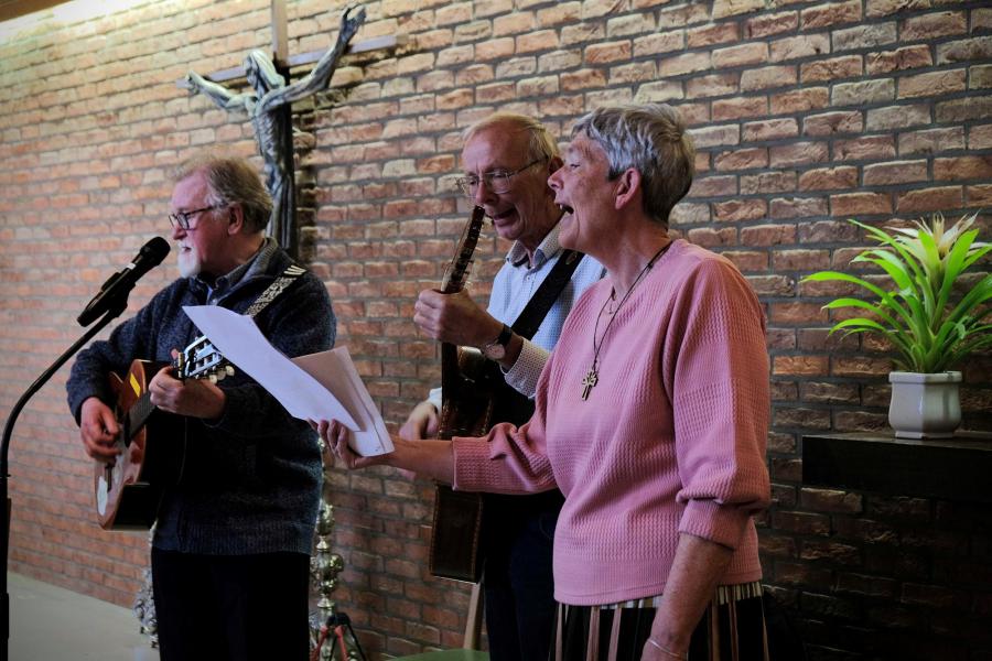 Opening van de pinksternoveen voor het vicariaat Vlaams-Brabant en Mechelen in de Sint-Jozefskerk in Leuven © Pastorale zone Leuven aan de Dijle