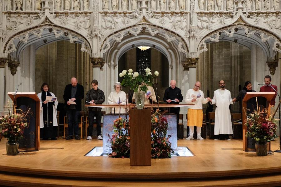 Interlevensbeschouwelijke vredesviering 2025 © Pastorale zone Leuven aan de Dijle