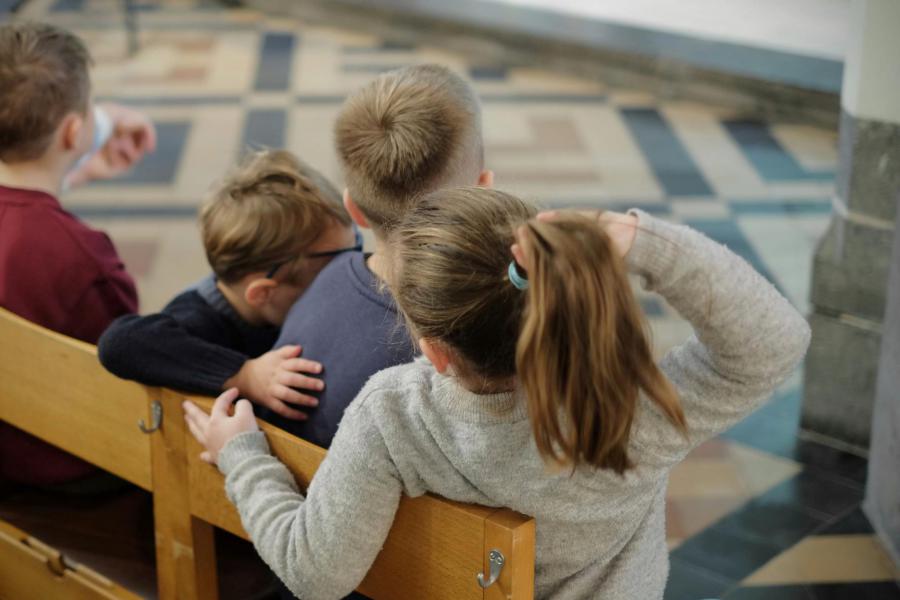 Gezinsviering op Gaudete-zondag 2025 in Leuven Noord © Pastorale zone Leuven aan de Dijle