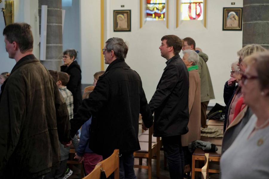 Gezinsviering op Gaudete-zondag 2025 in Leuven Noord © Pastorale zone Leuven aan de Dijle