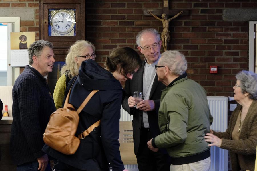 Opening van de pinksternoveen voor het vicariaat Vlaams-Brabant en Mechelen in de Sint-Jozefskerk in Leuven © Pastorale zone Leuven aan de Dijle