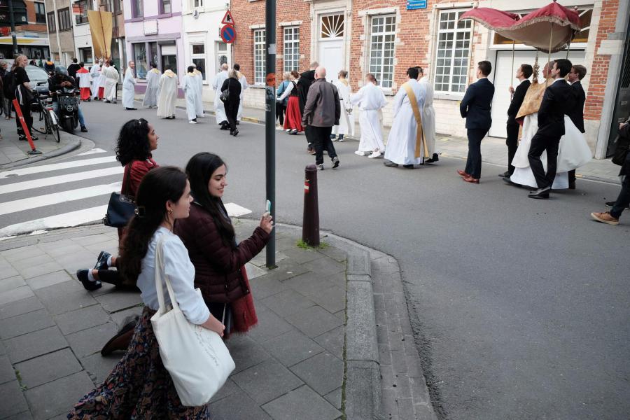 Sacramentsdag in Leuven 2024 © Pastorale zone Leuven aan de Dijle