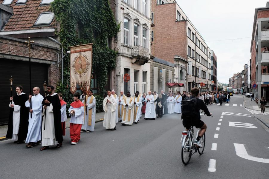 Sacramentsdag in Leuven 2024 © Pastorale zone Leuven aan de Dijle