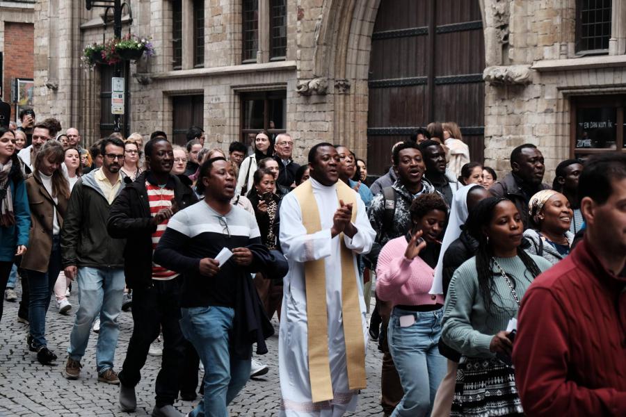 Sacramentsdag in Leuven 2024 © Pastorale zone Leuven aan de Dijle