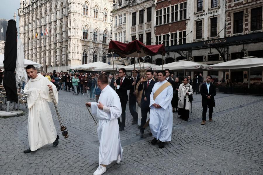 Sacramentsdag in Leuven 2024 © Pastorale zone Leuven aan de Dijle