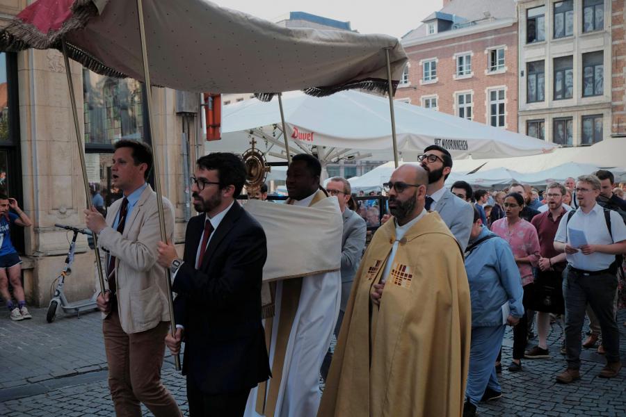 Sacramentsdag in Leuven 2023 © Pastorale zone Leuven aan de Dijle