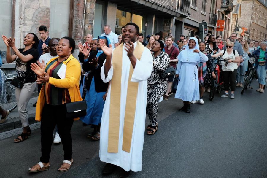 Sacramentsdag in Leuven 2023 © Pastorale zone Leuven aan de Dijle