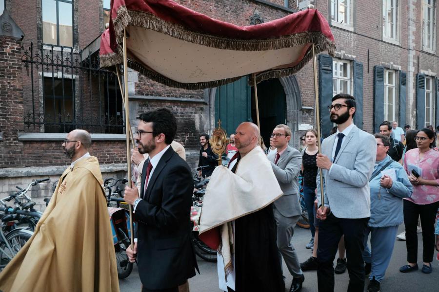 Sacramentsdag in Leuven 2023 © Pastorale zone Leuven aan de Dijle