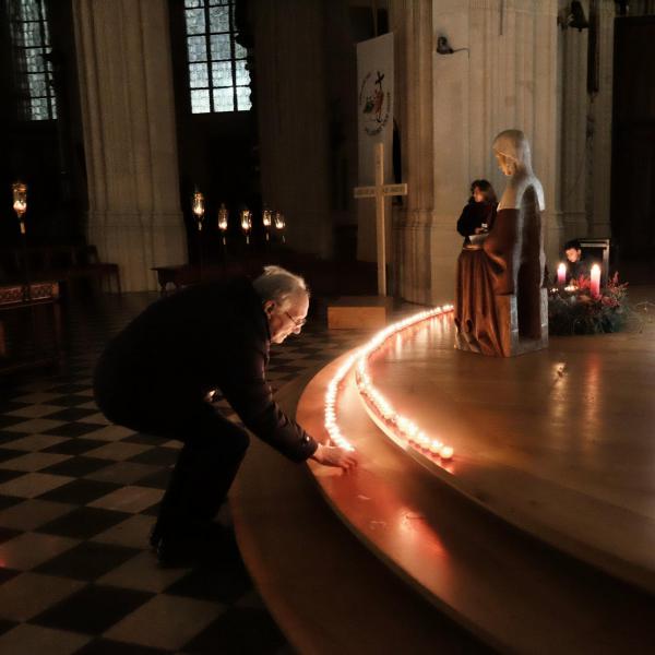 Light a Candle in de Sint-Pieterskerk - advent 2025 © Pastorale zone Leuven aan de Dijle