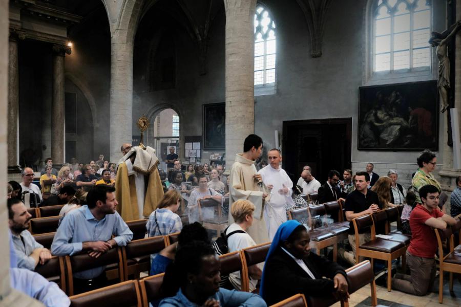 Sacramentsdag in Leuven 2023 © Pastorale zone Leuven aan de Dijle