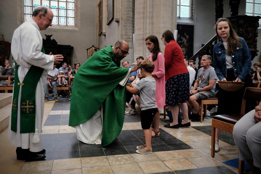Jaarlijkse viering en BBQ van Sint Kwinten 2023 © Pastorale zone Leuven aan de Dijle