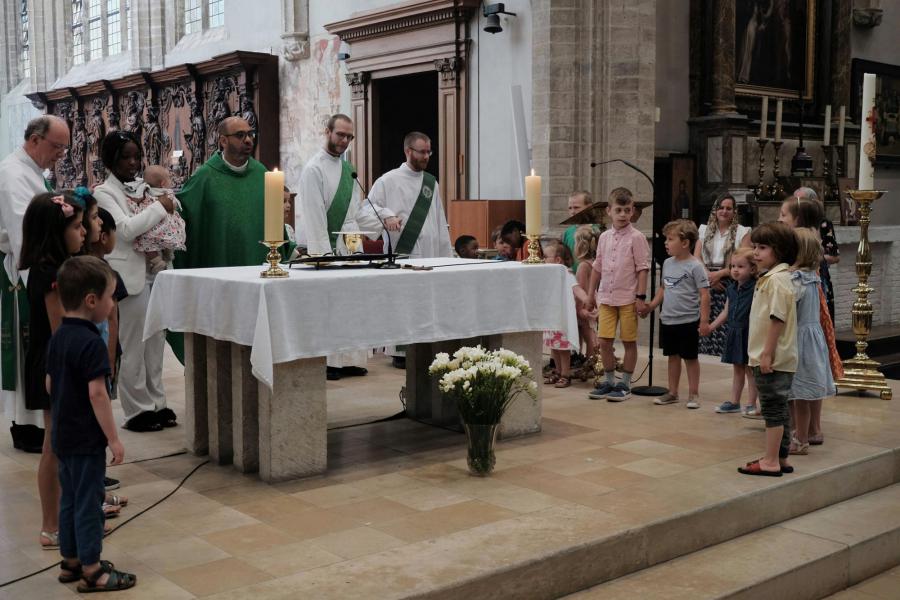 Jaarlijkse viering en BBQ van Sint Kwinten 2023 © Pastorale zone Leuven aan de Dijle